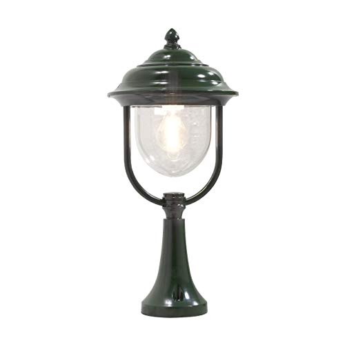 Konstsmide 7224-600 Parma - Lampioncino Con Piedistallo In Alluminio Laccato, 24 X 24 X 54 Cm (Larghezza X Profondità X Altezza), 1 X 75 W, Ip43, Colo