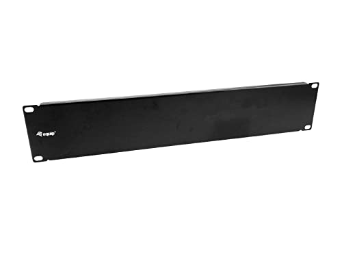 Equip - Mascherina Da 19" 2He Ral 9005, Colore: Nero