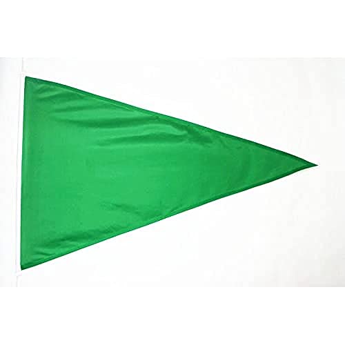 Az Flag Bandiera Spiaggia Verde Triangolo 225X150Cm - Bandiera Verde 150 X 225 Cm Speciale Esterno