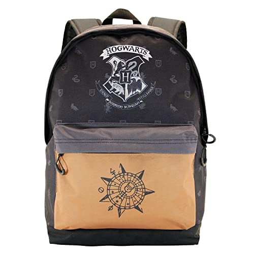 Harry Potter Hogwarts-Zaino Hs Fan, Nero, 30 X 43 Cm, Capacità 22 L