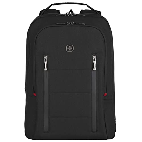 Wenger Zaino Porta Pc City Traveler Con Tasca Tablet, Tasca Indumenti, Notebook 16”, Tablet 12”, 16 L, Uomo Donna, Ufficio Viaggi Di Lavoro Università