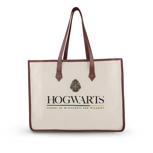 Cinereplicas Harry Potter - Borsa Di Tela Di Hogwarts - Licenza Ufficiale