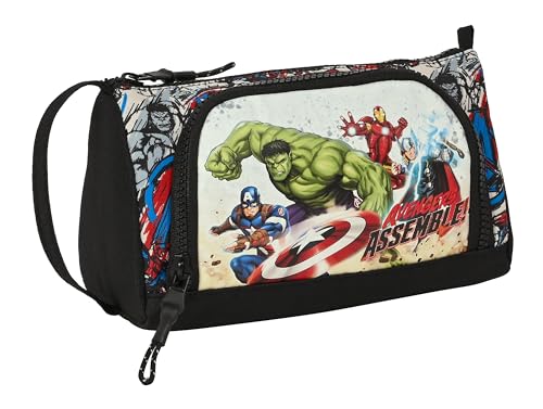 Safta Avengers Forever - Astuccio Con Tasca Pieghevole Piena, Astuccio Per Bambini, Ideale Per Bambini In Età Scolastica, Comodo E Versatile, Qualità