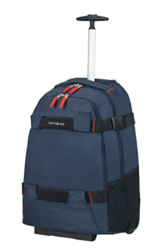 Samsonite Sonora - Zaino Per Computer Portatile S Con Ruote, 17 Pollici, 55 Cm, 30 L, Blu (Night Blue)