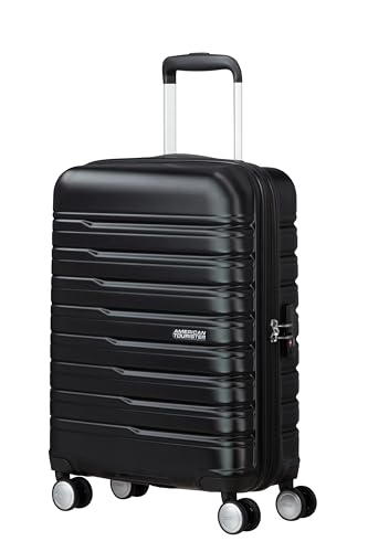 American Tourister Flashline - Spinner S, Bagaglio A Mano, 55 Cm, 34 L, Colore: Nero (Shadow Black), Nero, Spinner S (55 Cm - 34 L), Bagaglio A Mano