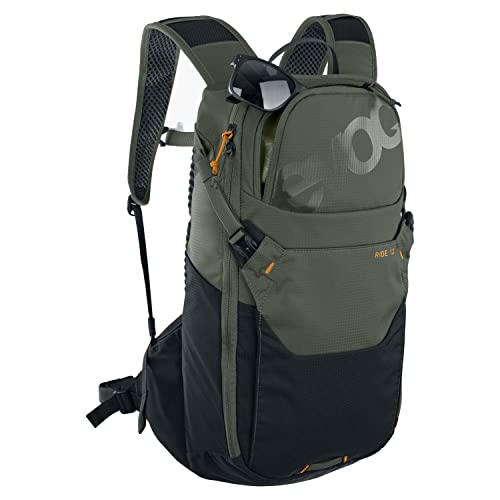 Zaino Da Bici Evoc Ride 12 Protector, Zaino Da Trekking Per Sentieri E Uso Quotidiano (Gestione Intelligente Delle Tasche, Imbottitura Posteriore Air-