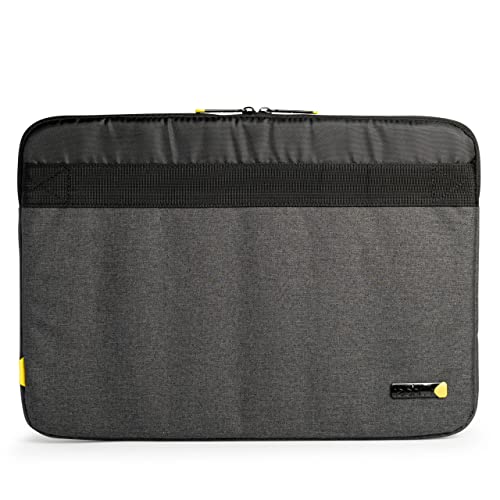 Techair Custodia Per Laptop Unisex Eco Essential (Confezione Da 1), Grigio Scuro, 40 X 28,5 X 2,5 Cm, Casual