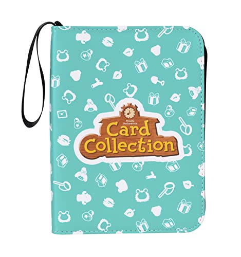 Scutes Deluxe Album Da Collezione Turchese | Compatibile Con Carte Da Collezione Amiibo Animal Crossing