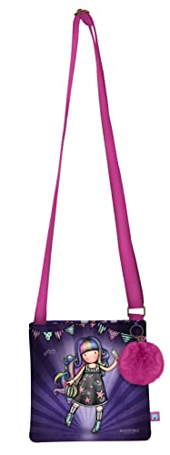 Safta, Borsa A Tracolla Piccola Gorjuss Fairground Up And Away 21 X 20 X 1,5 Cm Unisex-Bambini E Ragazzi, Multicolore, Talla Única