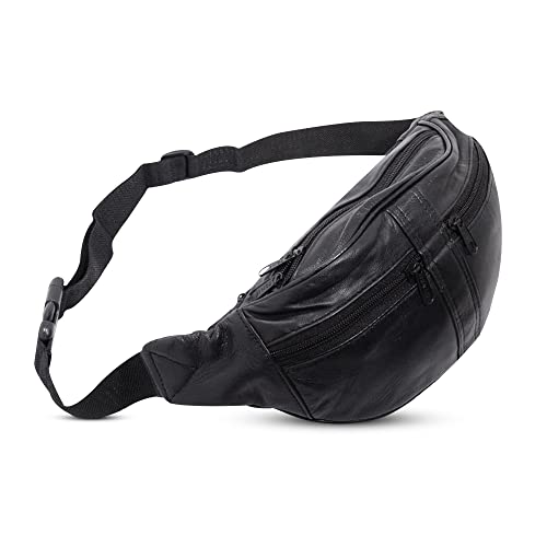 Marsupio/Marsupio Vera Pelle (Nero)