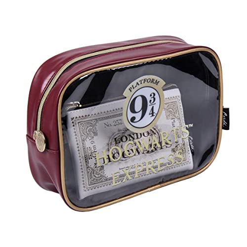 Beauty Case Toilette Viaggio 2 Pezzi Di Harry Potter, Colorato, Único, Casual