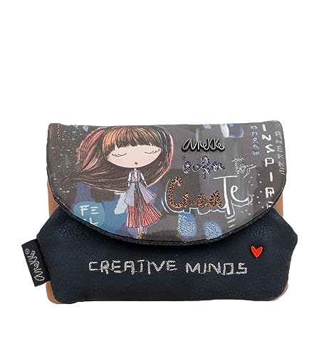 Anekke Contemporary Flap Coin Purse Multicolor