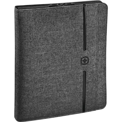 Wenger Portablocco Affiliate Con Tasca Per Tablet 10”, Blocco A Righe A4, Block Notes, Uomo Donna, Ufficio Viaggi Di Lavoro Università, Grigio, 601360