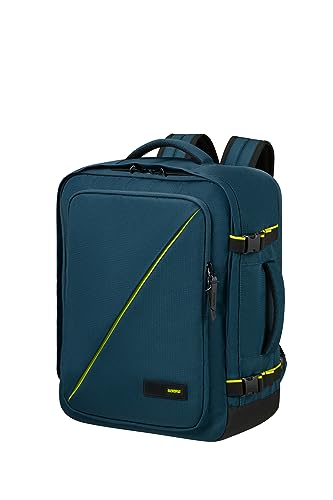 American Tourister Take2Cabin - Borsa A Mano Easyjet 36 X 20 X 45 Cm, 38.5 L, 0.70 Kg, Bagaglio A Mano, Zaino Da Aereo M Underseater, Blu (Harbour Blu