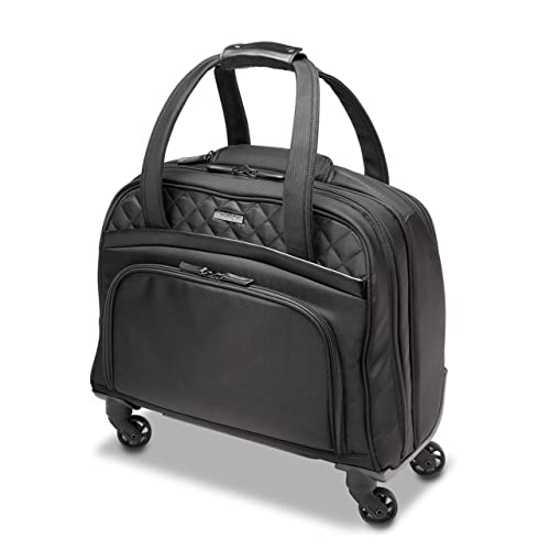 Kensington K60380Ww Trolley Per Laptop Contour 2.0 Executive Balance, Per Laptop Fino A 15.6", Con 4 Ruote, Aspetto Di Una Tote Bag, Bagaglio A Mano O