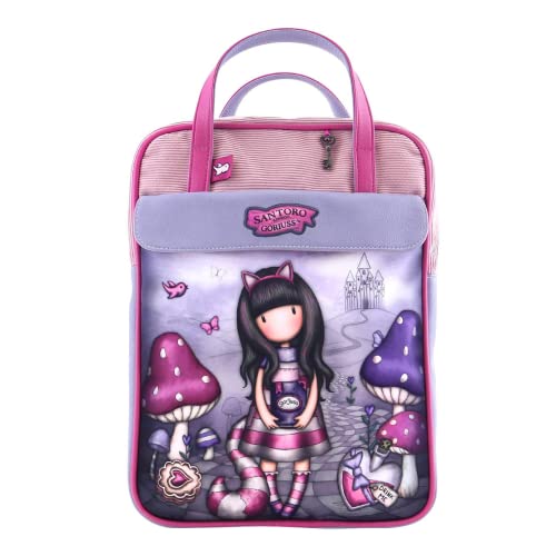 Safta 1147Gj01, Zaino Grande Gorjuss Cheshire Cat Unisex-Bambini E Ragazzi, Multicolore, M