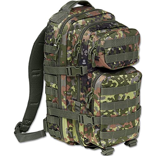 Brandit Us Cooper Medium Backpack, Colore: Flecktarn, Dimensione: Os