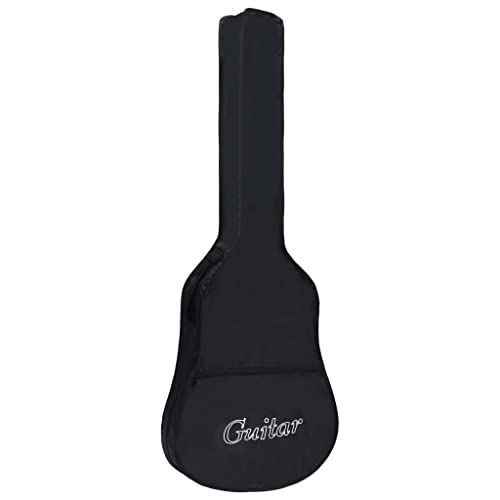 Vidaxl Custodia Per Chitarra Classica 4/4 Nera 100 X 37 Cm In Tessuto