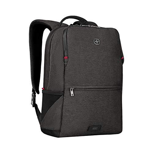 Wenger Zaino Porta Pc Mx Reloaded Con Tasca Per Tablet, Notebook 14”, Tablet 10”, 17 L, Uomo Donna, Ufficio Viaggi Di Lavoro Università, Grigio, 61164