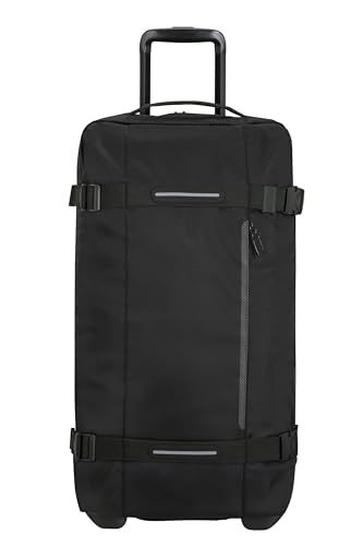 American Tourister Urban Track, Borse Da Viaggio, Unisex Adulto, Nero (Asphalt Black), M (68 Cm - 84 L)
