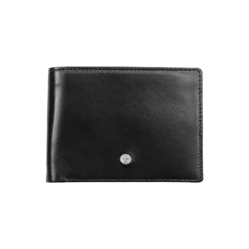 Portafoglio Horiz, 4Cc+Coins Holder New Spalding Nero 175654U900, Multicolore