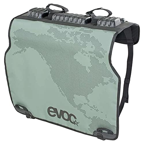 Evoc Tailgate Pad Duo Per Il Trasporto Di Biciclette Nel Pick-Up (Trasporto Di Biciclette, Fissaggio Sicuro Di 2 Biciclette, Protezione Per Il Pick-Up