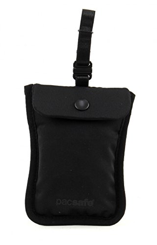 Pacsafe Coversafe S Portadocumenti Da Collo, 11 Cm, Nero (Black)