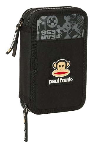 Paul Frank Join The Fun - Astuccio Per Scuola Per Bambini, Con 28 Utensili Inclusi, Ideale Per Bambini Dai 5 Ai 14 Anni, Comodo E Versatile, Qualità E