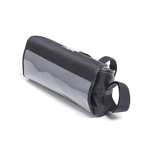 Dainese - Handlebar Pocket, Borsello Per Manubrio Moto, Made In Italy, Unisex, Nero