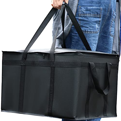 Borsa+Termica Grande Riutilizzabile Per Alimenti Refrigerati E Isolati Ideale Per La Spesa Della Spesa (Nero) Borsa Borsa Termica Termica Portatile Gr