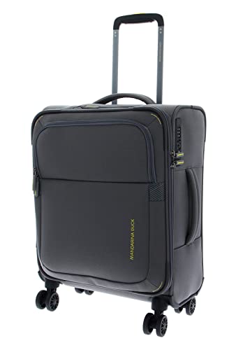 Mandarina Duck Smile & Go - Trolley Cabin Soft, Grigio (Steel), 40X55X20(Lxhxw)