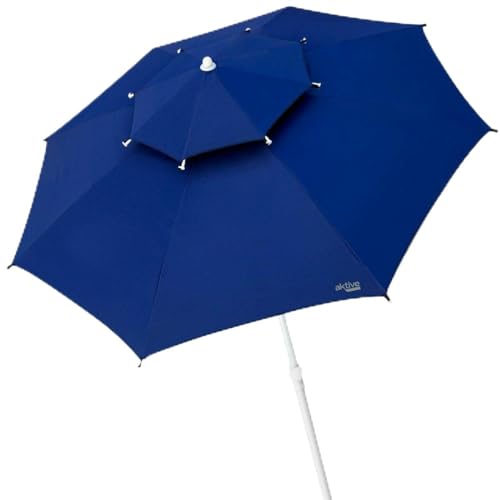 Bigbuy Productos De Hogar Ombrellone Aktive Blu Metallo Fibra Di Vetro 280 X 260 X 280 Cm (4 Pezzi), Blu, Estándar, Bohémien