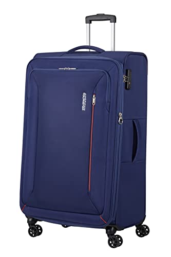 American Tourister Tourister Hyperspeed, Bagaglio A Mano, Blu (Combat Navy), L (80 Cm - 109/116 L)