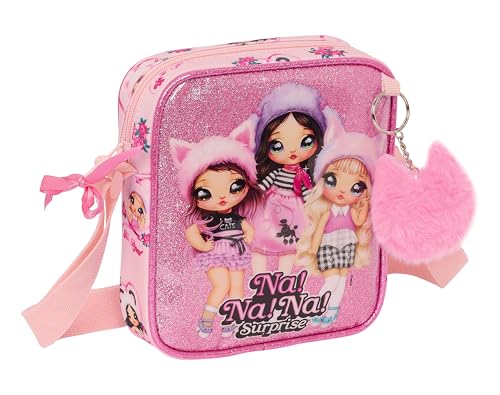 Safta Unisex Kids M222 Trolls 3 - Piccola Borsa Messenger, Borsa A Tracolla Per Bambini, Ideale Per Bambini Dai 5 Ai 14 Anni, Comoda E Versatile, Qual