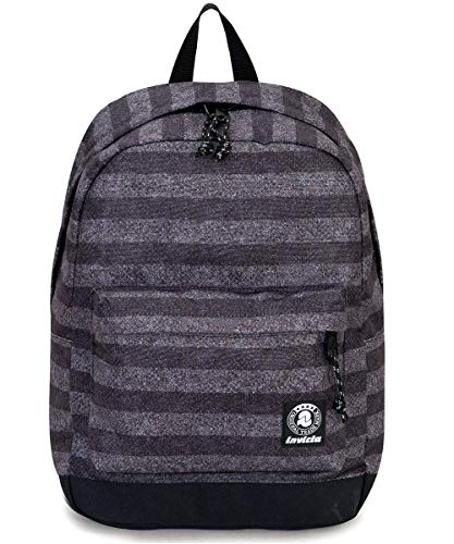 Invicta S.P.A. Zaino, Carlson, Righe, Grigio, Tasca Porta Pc Padded, A Mericano 27 Lt