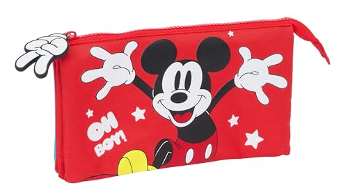 Safta Triplet Mickey Mouse Fantastic Pencil Case One Size