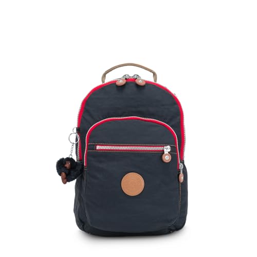 Kipling Clas Seoul S, Mini Zaino Con Protezione Per Laptop 13", 34.5 Cm, 10 L, 0.48 Kg, True Navy C