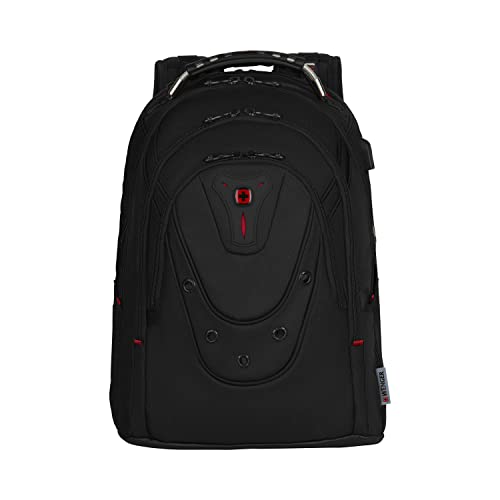 Wenger Zaino Porta Pc Ibex Deluxe Per Tablet, Notebook Da 14 A 16", Tablet 10", 26 L, Uomo Donna, Ufficio Viaggi Di Lavoro Università, Nero, 606493