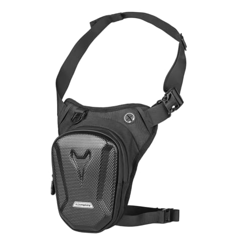 Gutriff Marsupio Cosciale In Eva Per Uomo E Donna, Marsupio Sportivo Da Gamba Con Multitasche Per Corsa, Ciclismo, Moto, Sport E Lavoro