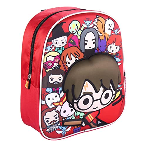Cerdá Life'S Little Moments Mochila 3D Infantil De Harry Potter, Unisex Niños, Multicolor, Talla Única
