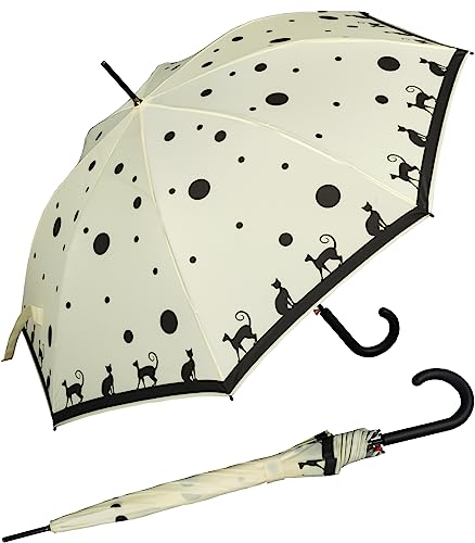 Knirps Ombrellone T.703 Stick Automatic Supernova, Ecru Di Gatto, 103 Cm