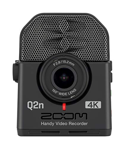 Zoom Zoom Q2N-4K Handy Video Recorder Tappo Per Orecchie 6 Centimeters Nero (Black)