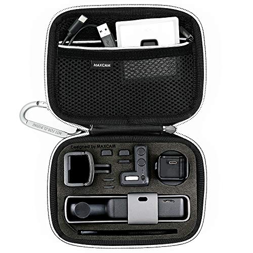 Maxcam Custodia Da Trasporto Piccola Compatibile Con Dji Pocket 2 Creator Combo