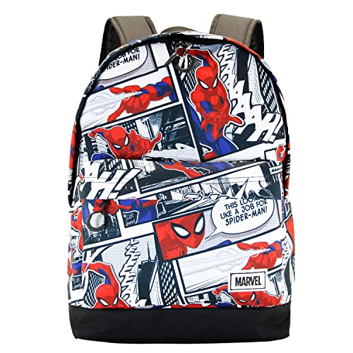 Marvel Spiderman Stories-Zaino Hs Fan, Multicolore, 30 X 43 Cm, Capacità 22 L