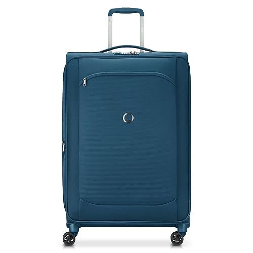 Delsey Valigia Trolley 4 Doppie Ruote Espandibile 78 Cm Riciclato, Blu Chiaro