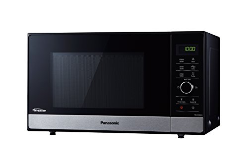 Panasonic Nn-Sd28Hsgtg-F | Forno Microonde Solo, 23 L, Tecnologia Inverter, Microonde 1000 W, Giradischi 28,5 Cm, 10 Programmi, Scongelamento Turbo, N