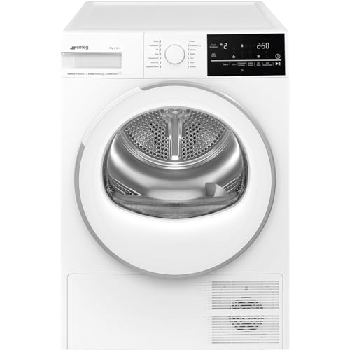 Smeg Dn02Sl - Asciugatrice A Condensazione, 10 Kg, Pompa Di Calore, Classe Energetica A++