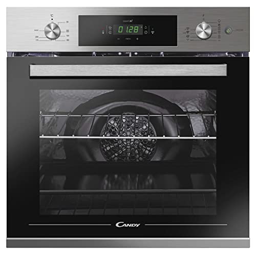 Candy Smart Steam Fsctx615 Wifi Forno Elettrico Ventilato Da Incasso, 70 L, Autopulente, Connesso, Wi-Fi + Ble, Classe A, 59,5X56,8X59,5 Cm, Inox