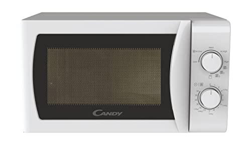 Candy Idea Cmg20Smw Forno A Microonde Con Grill, 700 W, 20 Litri, Funzione Scongelamento, 5 Livelli Di Potenza, 43,95X35,75X25,82 Cm, Bianco