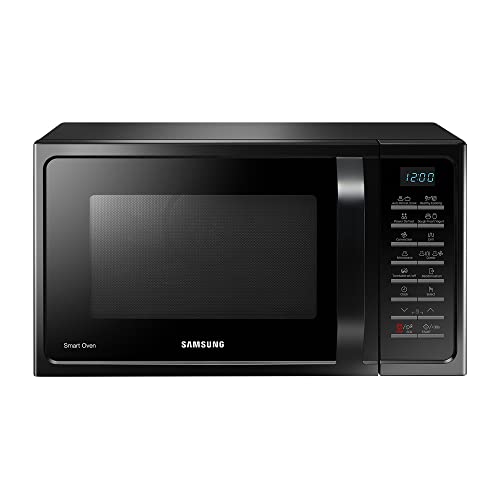 Samsung Forno A Microonde Combinato Smartoven Mc28H5015Ck/Et, Cottura Ventilata, Piatto Doratore, Microonde + Grill 900 W + 1500 W, 28 L, 52L X 31H X